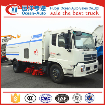 Dongfeng kingrun 4x2 road sweeper machine with 10cbm capacity for sale